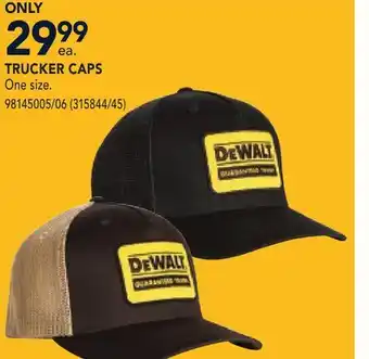 RONA TRUCKER CAPS offer