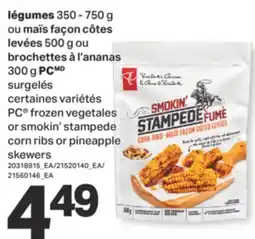 L'Intermarché LÉGUMES, 350 - 750 G OU MAÏS FAÇON CÔTES LEVÉES, 500 G OU BROCHETTES À L'ANANAS, 300 G offer