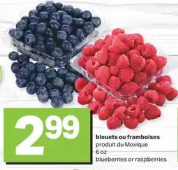 L'Intermarché BLEUETS OU FRAMBOISES, 6 OZ offer
