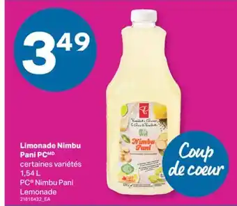 L'Intermarché LIMONADE NIMBU PANI, 1,54 L offer
