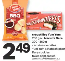 L'Intermarché CROUSTILLES YUM YUM, 200 G OU BISCUITS DARE, 300 - 360 G offer