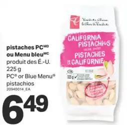 L'Intermarché PISTACHES PC OU MENU BLEU, 225 G offer