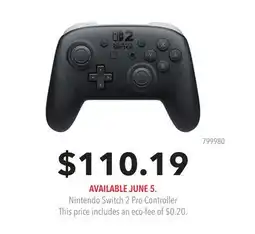 GameStop Nintendo Switch 2 Pro Controller offer
