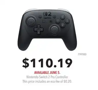 GameStop Nintendo Switch 2 Pro Controller offer