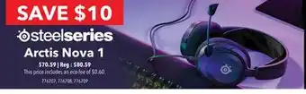 GameStop steel series Arctis Nova 1 offer