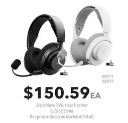 GameStop Arctis Nova 3 Wireless Headset by SteelSeries offer