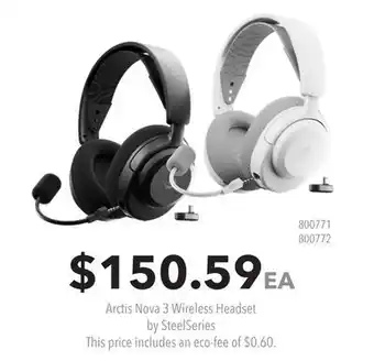 GameStop Arctis Nova 3 Wireless Headset by SteelSeries offer
