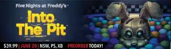 GameStop Five Nights at Freddy's Into The it offer