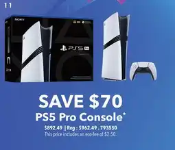 GameStop PS5 Pro Console offer