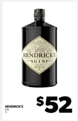 Real Canadian Liquorstore HENDRICK'S offer