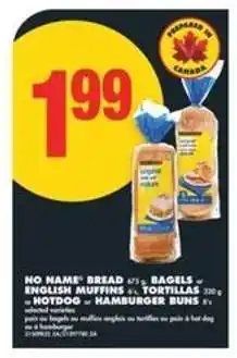 No Frills NO NAME BREAD offer