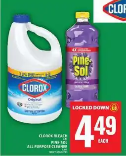 Food Basics Clorox Bleach / Pine-Sol All Purpose Cleaner offer
