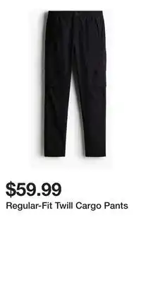 H&M Regular-Fit Twill Cargo Pants offer