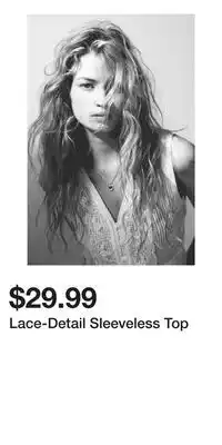 H&M Lace-Detail Sleeveless Top offer