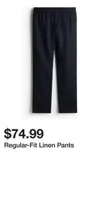 H&M Regular-Fit Linen Pants offer