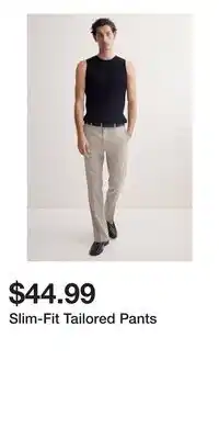 H&M Slim-Fit Tailored Pants offer