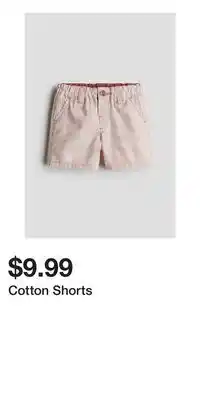 H&M Cotton Shorts offer