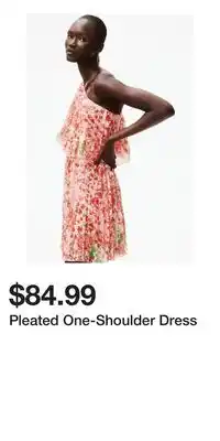H&M Pleated One-Shoulder Dress offer
