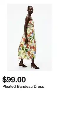 H&M Pleated Bandeau Dress offer
