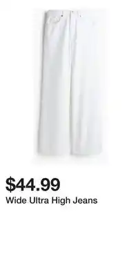 H&M Wide Ultra High Jeans offer