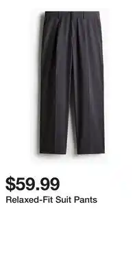 H&M Relaxed-Fit Suit Pants offer