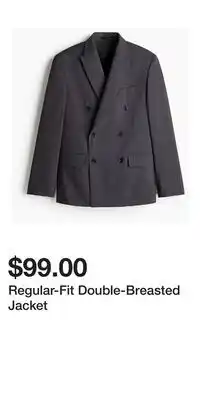 H&M Regular-Fit Double-Breasted Jacket offer