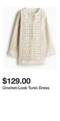 H&M Crochet-Look Tunic Dress offer