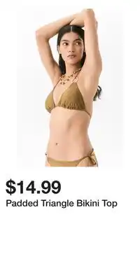 H&M Padded Triangle Bikini Top offer