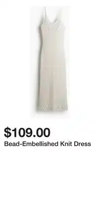 H&M Bead-Embellished Knit Dress offer