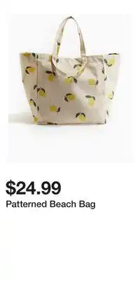 H&M Patterned Beach Bag offer