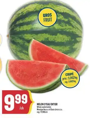 Marché Adonis MELON D'EAU ENTIER | WHOLE WATERMELON offer