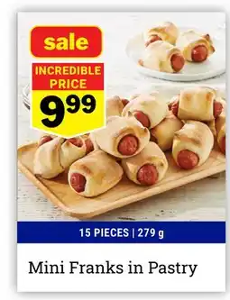 M & M Food Market Mini Franks in Pastry offer