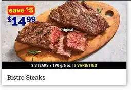 M & M Food Market Bistro Steaks offer