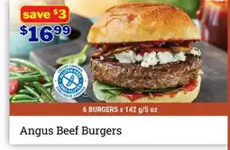 M & M Food Market Angus Beef Burgers offer