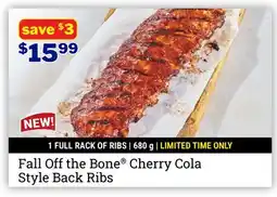M & M Food Market Fall Off the Bone Cherry Cola Style Back Ribs offer