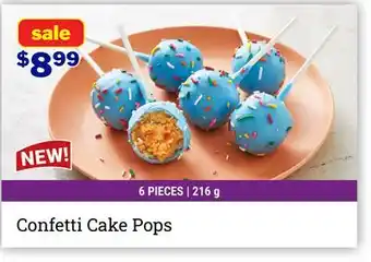 M & M Food Market Confetti Cake Pops offer