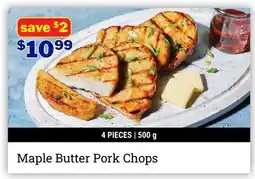 M & M Food Market Maple Butter Pork Chops offer