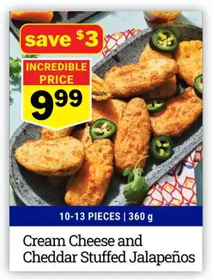 M & M Food Market Cream Cheese and Cheddar Stuffed Jalapeños offer