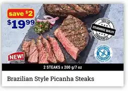M & M Food Market Brazilian Style Picanha Steaks offer