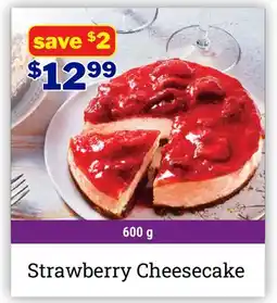 M & M Food Market Strawberry Cheesecake offer