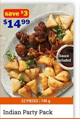 M & M Food Market Indian Party Pack offer