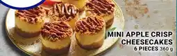M & M Food Market MINI APPLE CRISP CHEESECAKES offer