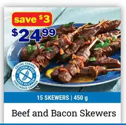 M & M Food Market Beef and Bacon Skewers offer