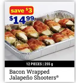 M & M Food Market Bacon Wrapped Jalapeño Shooters offer