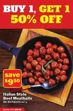 M & M Food Market Italian Style Beef Meatballs offer