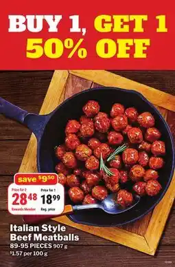 M & M Food Market Italian Style Beef Meatballs offer
