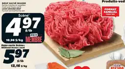IGA Lean ground beef offer