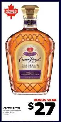 Real Canadian Liquorstore Crown Royal offer