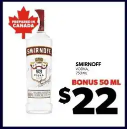 Real Canadian Liquorstore Smirnoff Vodka offer