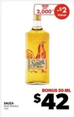 Real Canadian Liquorstore Sauza Gold Tequila offer